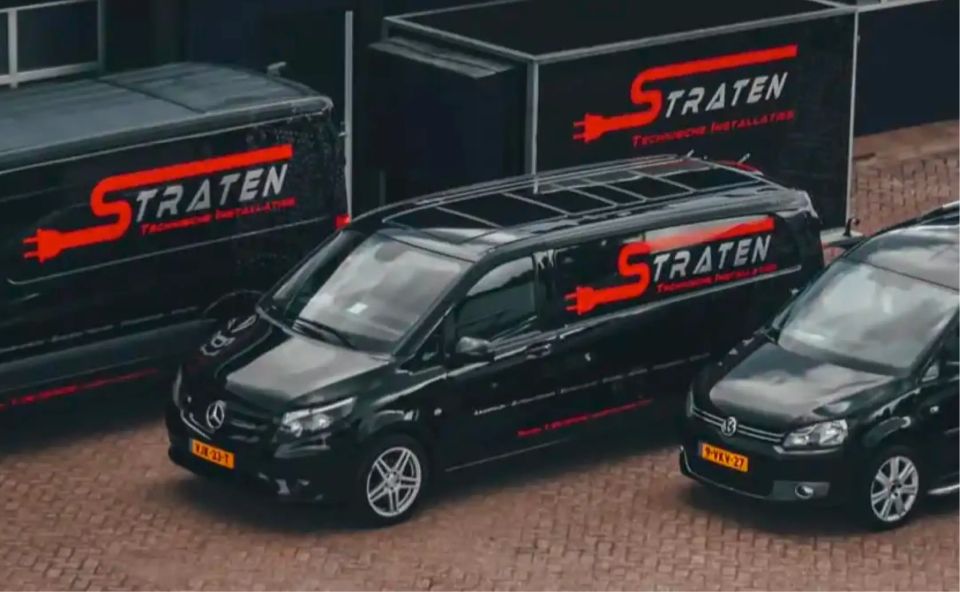 De werkbussen van Straten Technische Installaties