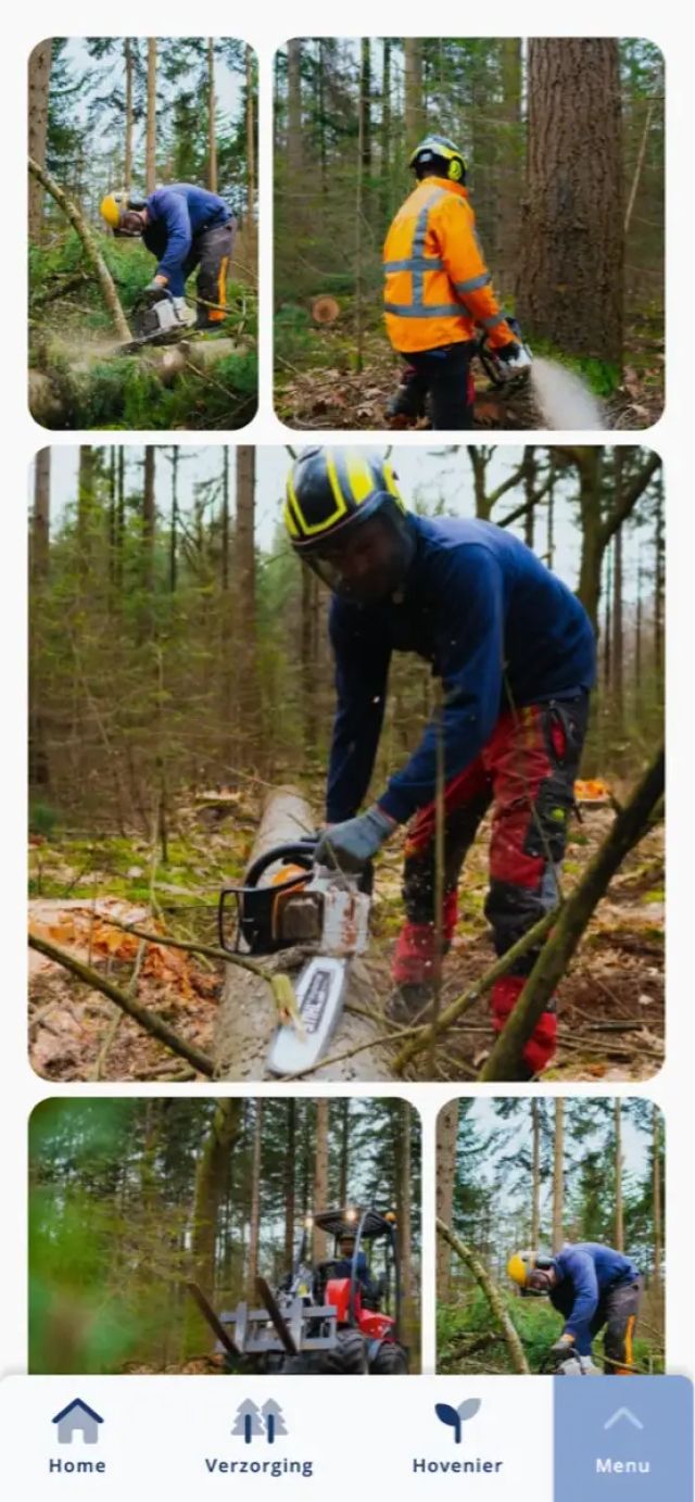 Een fotogalerij op de website van Meeuwsen B&T