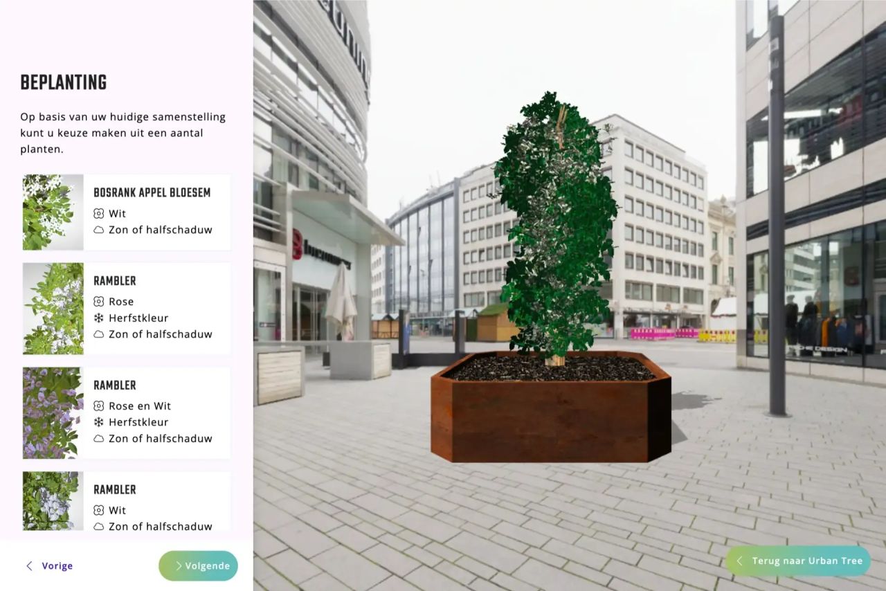 De Urban Tree configurator